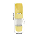 PETS TIDY Portable Dog & Cat Water Bottle with Food Storage — Leak-Proof Travel Feeder